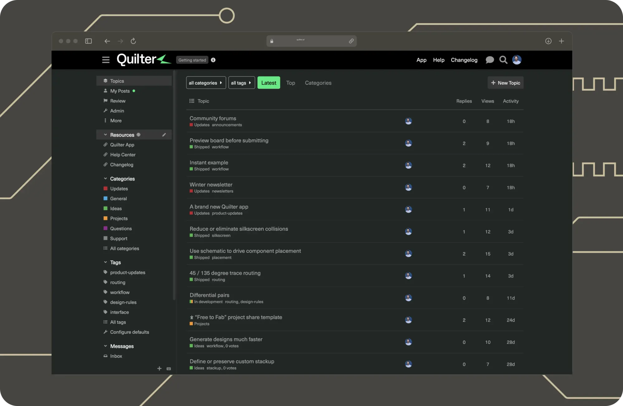 Quilter is now in open beta