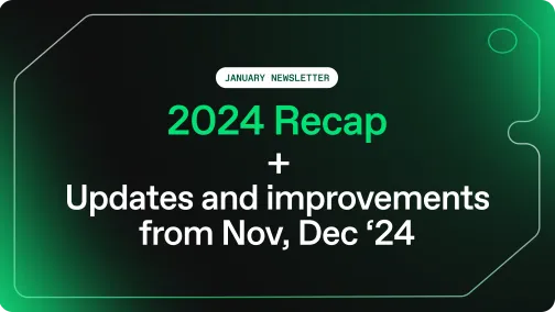 January newsletter: 2024 roundup edition