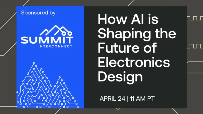 Webinar: How AI is Shaping the Future of Electronics Design